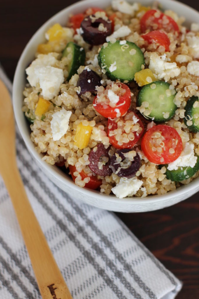 Greek quinoa salad