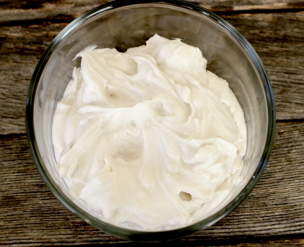 Whipped coconut cream