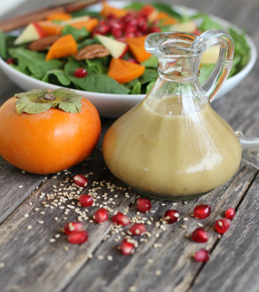 Sesame Dijon Dressing for Autumn Salad