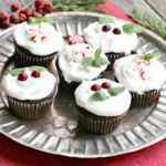 Vegan Chocolate Peppermint Cupcakes with Coconut Cream Frosting