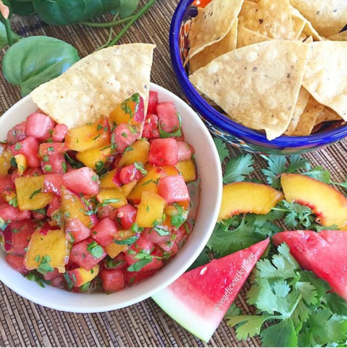 Watermelon Peach Salsa