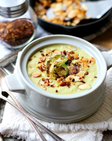 Creamy Brussels Sprouts Soup